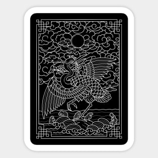 Chinese Egret Sticker